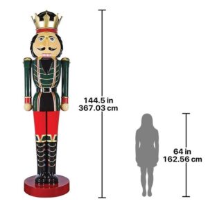 Design Toscano NE130010 37 Inch Super Scaled Holiday Nutcracker Statue