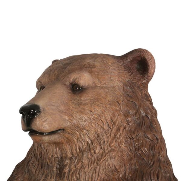 Design Toscano NE130011 66 Inch Sitting Pretty Bear Statue - Brown