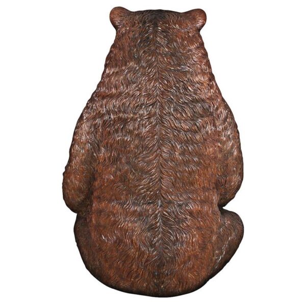 Design Toscano NE130011 66 Inch Sitting Pretty Bear Statue - Brown