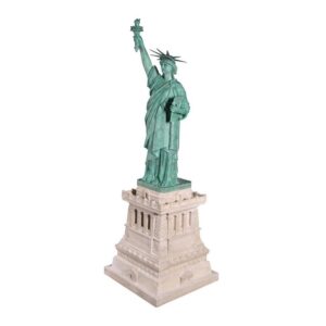 Design Toscano NE130049 24 1/2 Inch Statue of Liberty on Pedestal Statue