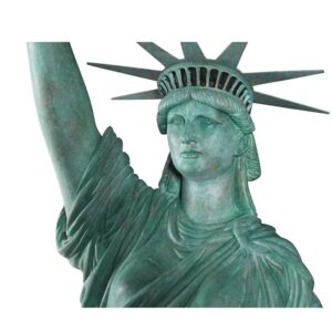 Design Toscano NE130049 24 1/2 Inch Statue of Liberty on Pedestal Statue