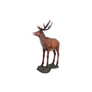 Design Toscano NE130058 51 1/2 Inch Red Deer Buck Statue with Base