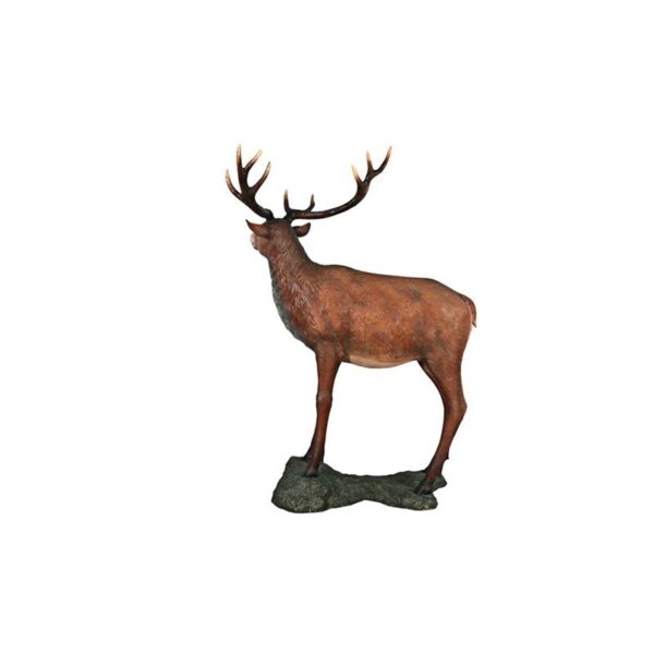 Design Toscano NE130058 51 1/2 Inch Red Deer Buck Statue with Base