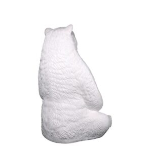 Design Toscano NE130086 66 Inch Sitting Pretty Oversized Polar Bear