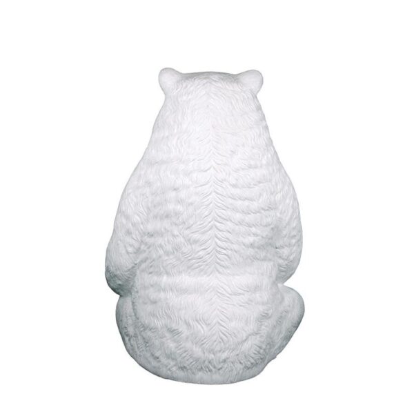 Design Toscano NE130086 66 Inch Sitting Pretty Oversized Polar Bear