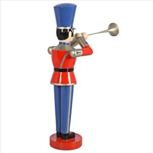 Design Toscano NE140009 31 Inch Medium Trumpeting Soldier Statue