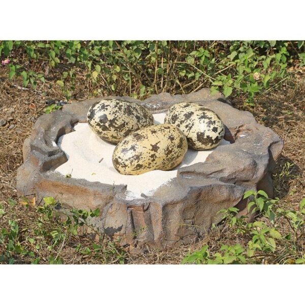 Design Toscano NE140031 Prehistoric 7 Inch Early Jurassic Theropoda Egg Statue