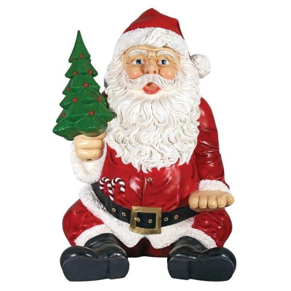 Design Toscano NE140080 61 1/2 Inch Giant Sitting Santa Claus Statue