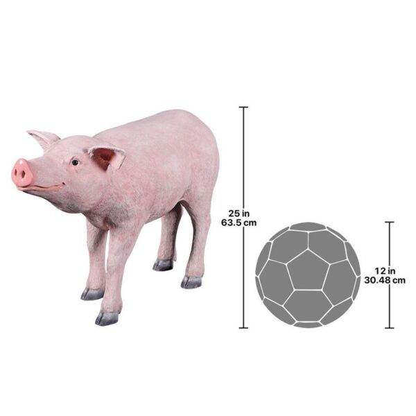 Design Toscano NE140083 38 1/2 Inch Porkchop the Pig Statue