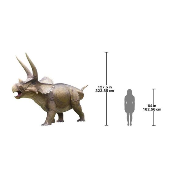 Design Toscano NE140098 245 1/2 Inch Giant Charging Triceratops