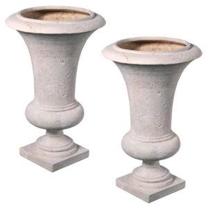 Design Toscano NE150233 20 1/2 Inch Viennese Architectural Garden Urn, Medium