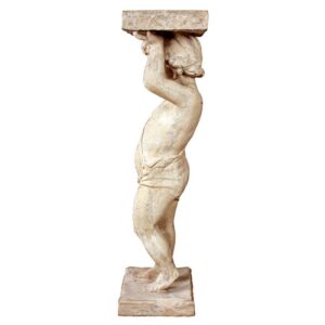 Design Toscano NE150276 16 1/2Inch Royal Palace of Caserta Cherub Pedestal