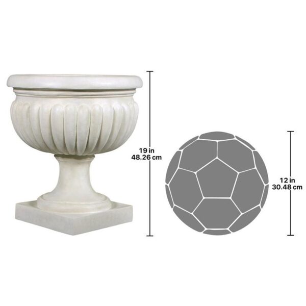 Design Toscano NE160080 17 1/2 Inch Palazzo Pitti Urn