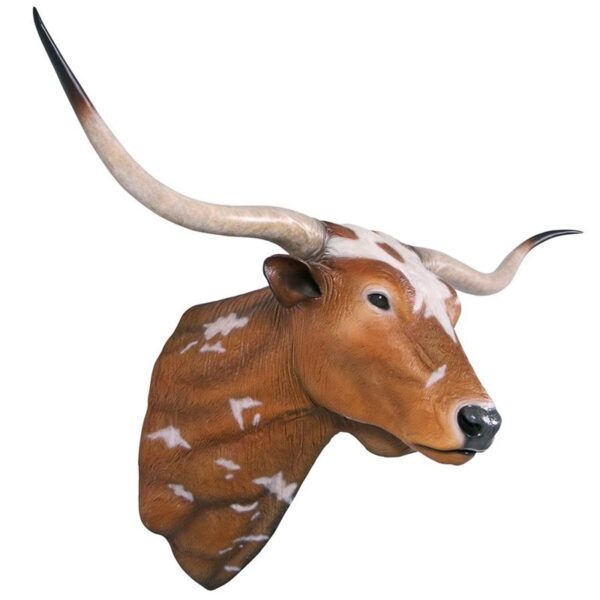 Design Toscano NE160122 71 Inch Texas Long Horn Bull Wall Trophy