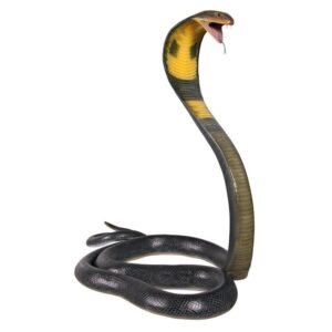 Design Toscano NE160182 42 Inch King Cobra Life Size Snake Statue