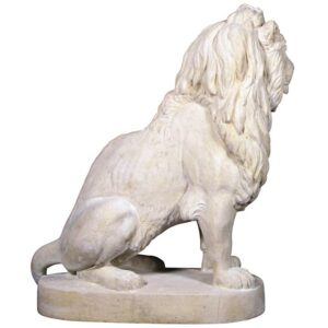 Design Toscano NE1602740 21 Inch Stately Chateau Lion Statue Right