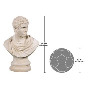 Design Toscano NE160276 19 Inch Caracalla Marcus Aurelius Bust