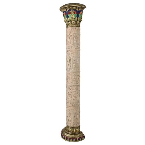 Design Toscano NE170009 20 1/2 Inch Giant Column of Luxor Wall Sculpture