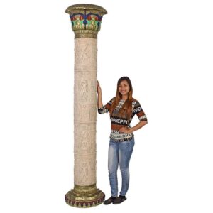 Design Toscano NE170009 20 1/2 Inch Giant Column of Luxor Wall Sculpture