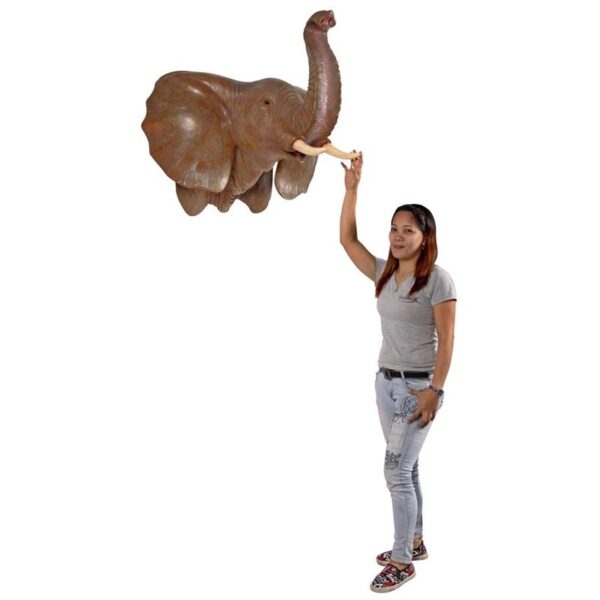 Design Toscano NE170186 39 1/2 Inch Elephant Head Wall Decor