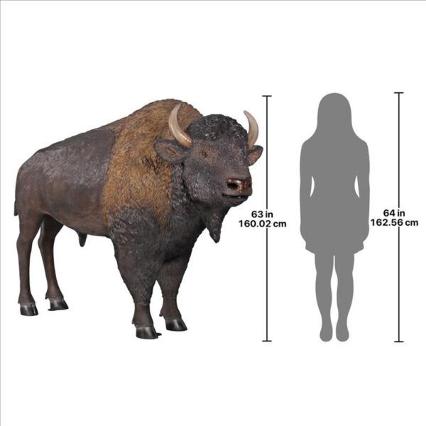 Design Toscano NE170229 87 1/2 Inch American Bison