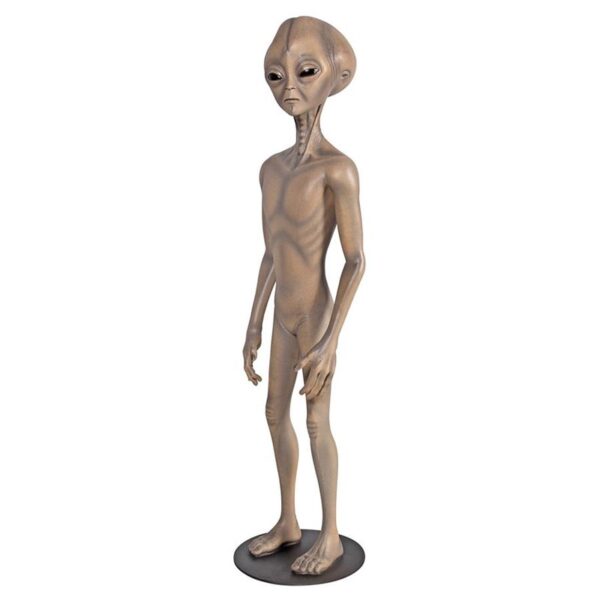 Design Toscano NE170230 13 Inch Area 51 Alien Statue - Grey