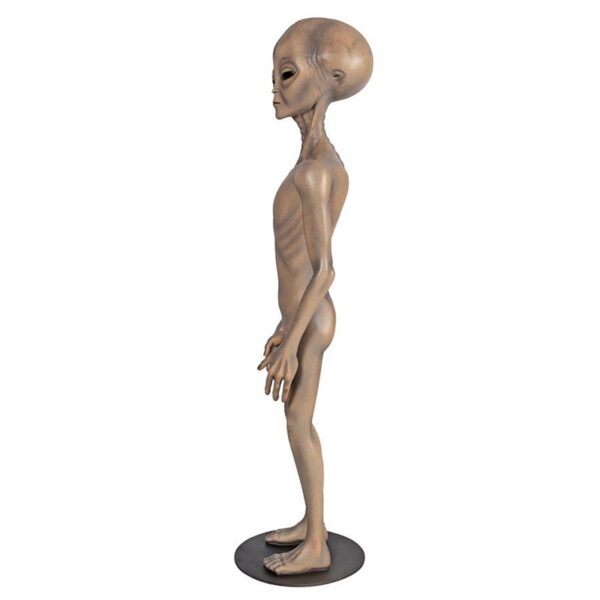 Design Toscano NE170230 13 Inch Area 51 Alien Statue - Grey