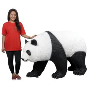 Design Toscano NE170232 68 Inch Ling Giant Walking Panda Statue