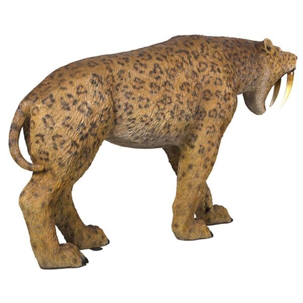 Design Toscano NE180148 69 Inch Sabre Toothed Tiger Statue