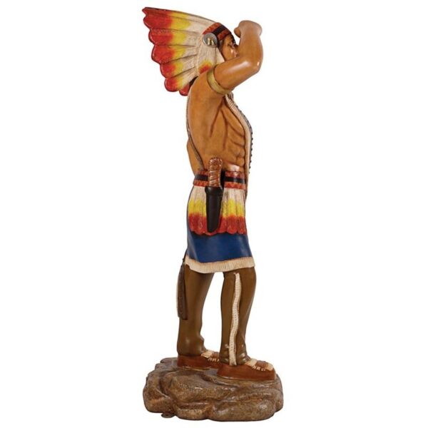 Design Toscano NE190006 18 Inch Tobacco Store Indian Statue, Large