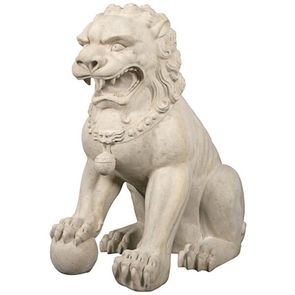 Design Toscano NE190161 45 Inch Male Grand Palace Foo Dog