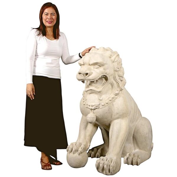 Design Toscano NE190161 45 Inch Male Grand Palace Foo Dog