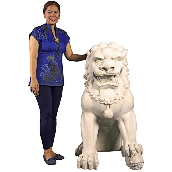 Design Toscano NE190162 44 1/2 Inch Female Grande Palace Foo Dog