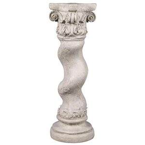 Design Toscano NE200051 6 Inch Capitoline Barley Twisted Column