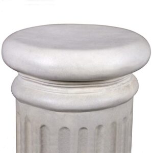 Design Toscano NE200052 12 Inch Greek Fluted Plinth, Small