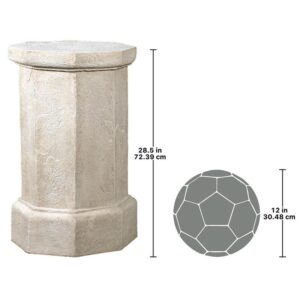 Design Toscano NE200136 17 Inch Westminister Abbey Octagonal Pedestal