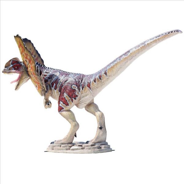 Design Toscano NE200143 117 Inch Jurassic-Sized Dilophosaurus Dinosaur Statue