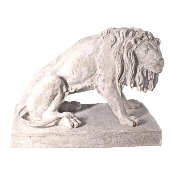 Design Toscano NE203071 52 Inch Kingsbury Garden Lion Looking, Left