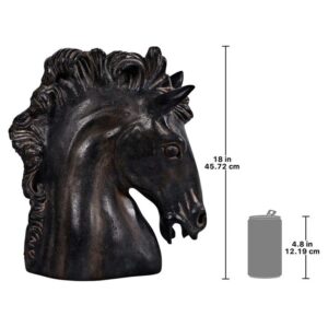 Design Toscano NE20501 16 Inch Magnificent Stallion Horse Head Bust