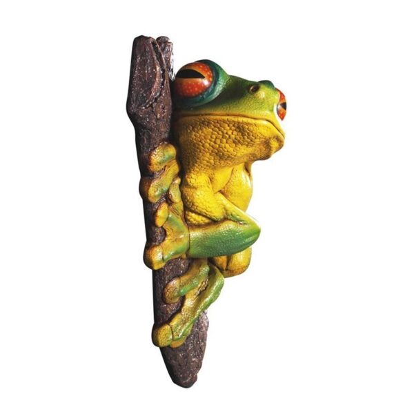 Design Toscano NE20602 36 Inch Red-Eyed Tree Frog Statue