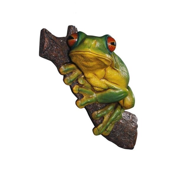 Design Toscano NE20602 36 Inch Red-Eyed Tree Frog Statue