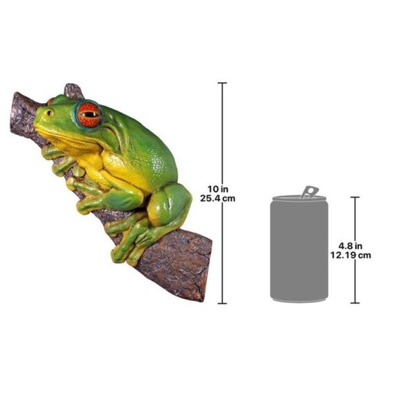 Design Toscano NE20602 36 Inch Red-Eyed Tree Frog Statue