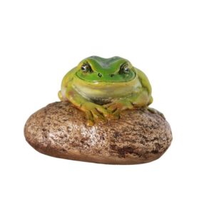 Design Toscano NE20603 6 Inch Toad on Rock Statue