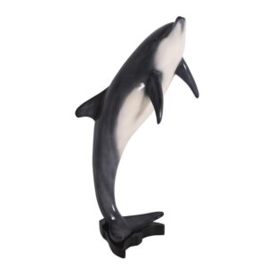 Design Toscano NE20610 19 Inch Medium Leaping Sea Dolphin Statue