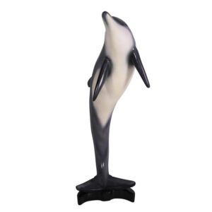 Design Toscano NE20610 19 Inch Medium Leaping Sea Dolphin Statue