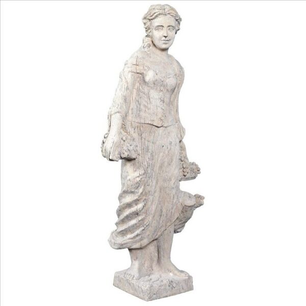 Design Toscano NE210132 20 Inch Flora Goddess of Flowering Plants Statue