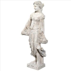 Design Toscano NE210132 20 Inch Flora Goddess of Flowering Plants Statue