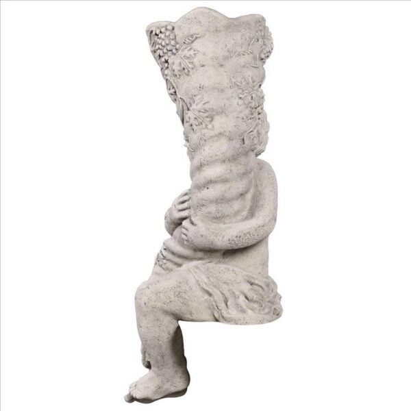 Design Toscano NE210134 13 Inch Baby Zeus Cornucopia Planter Statue