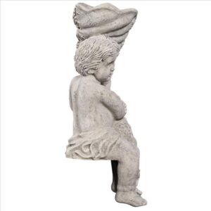 Design Toscano NE210134 13 Inch Baby Zeus Cornucopia Planter Statue