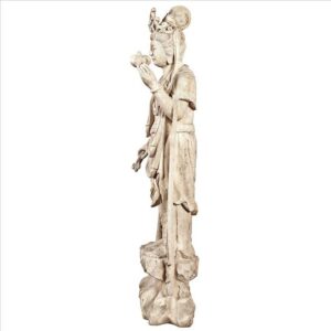 Design Toscano NE210138 17 Inch The Asian Goddess Guan Yin Garden Statue